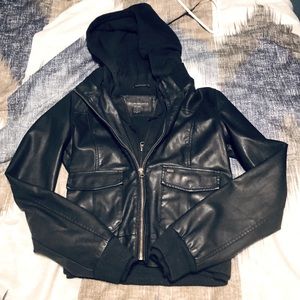 Black Hooded Jacket